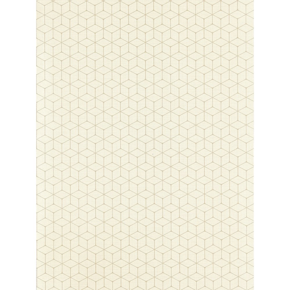 Vault Geometric Wallpaper 112083 by Harlequin in Sesame White